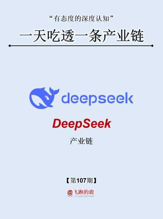 一天吃透一条产业链：NO.107 DeepSeek