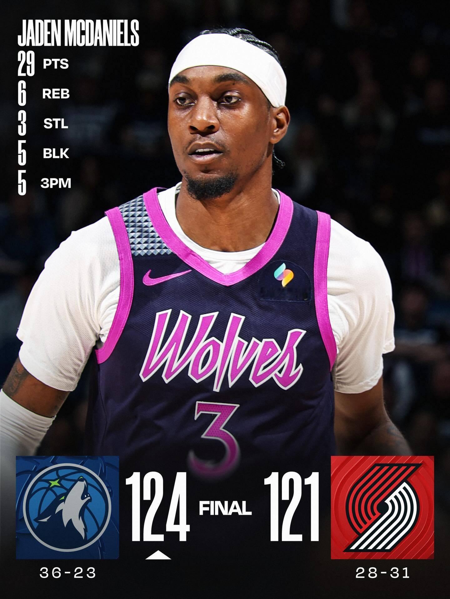 今天的麦丹3抢断5盖帽还有29分…nba