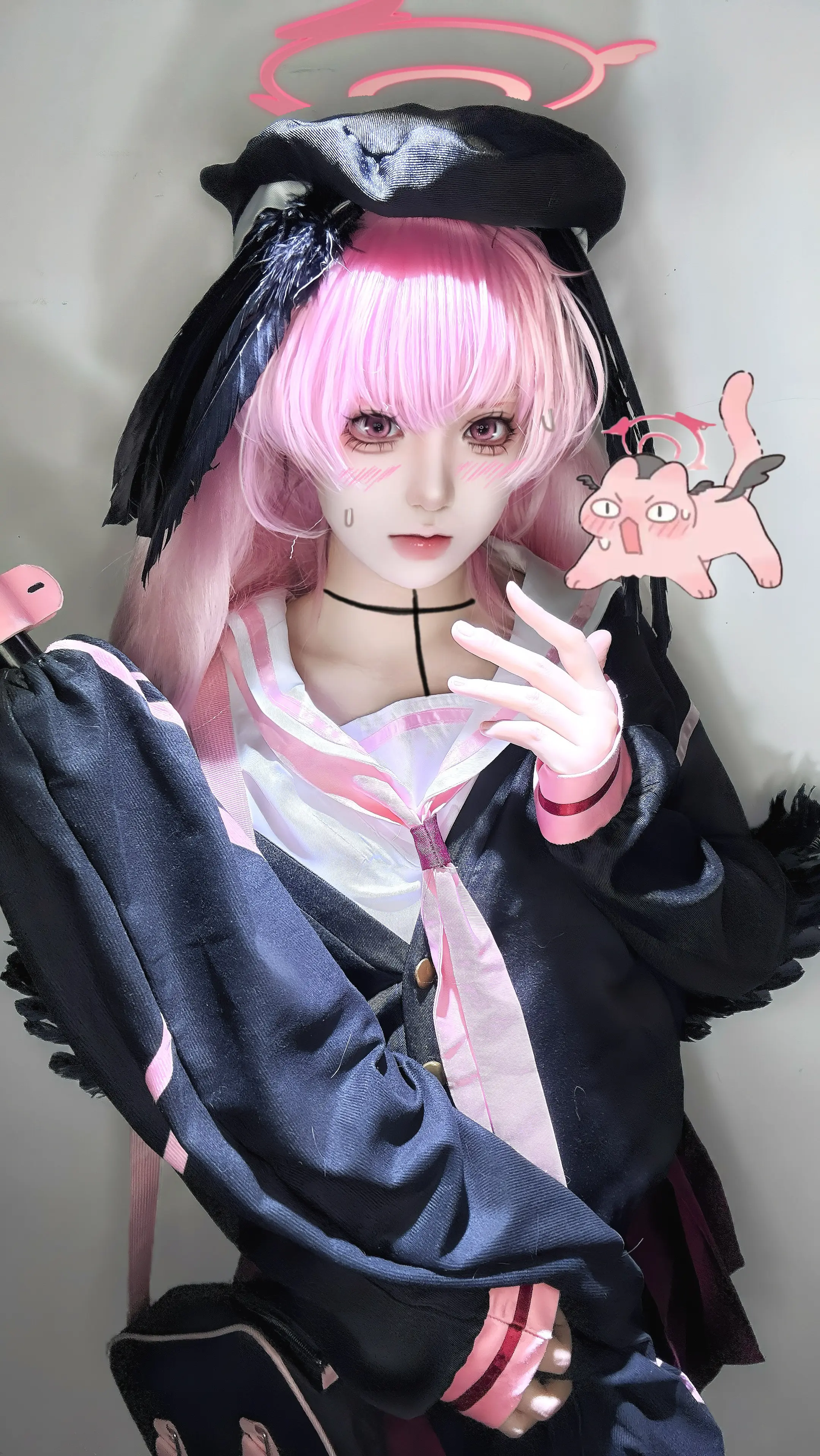 ꒰𑁬(⸝⸝ↀᯅↀ⸝⸝)໒꒱。