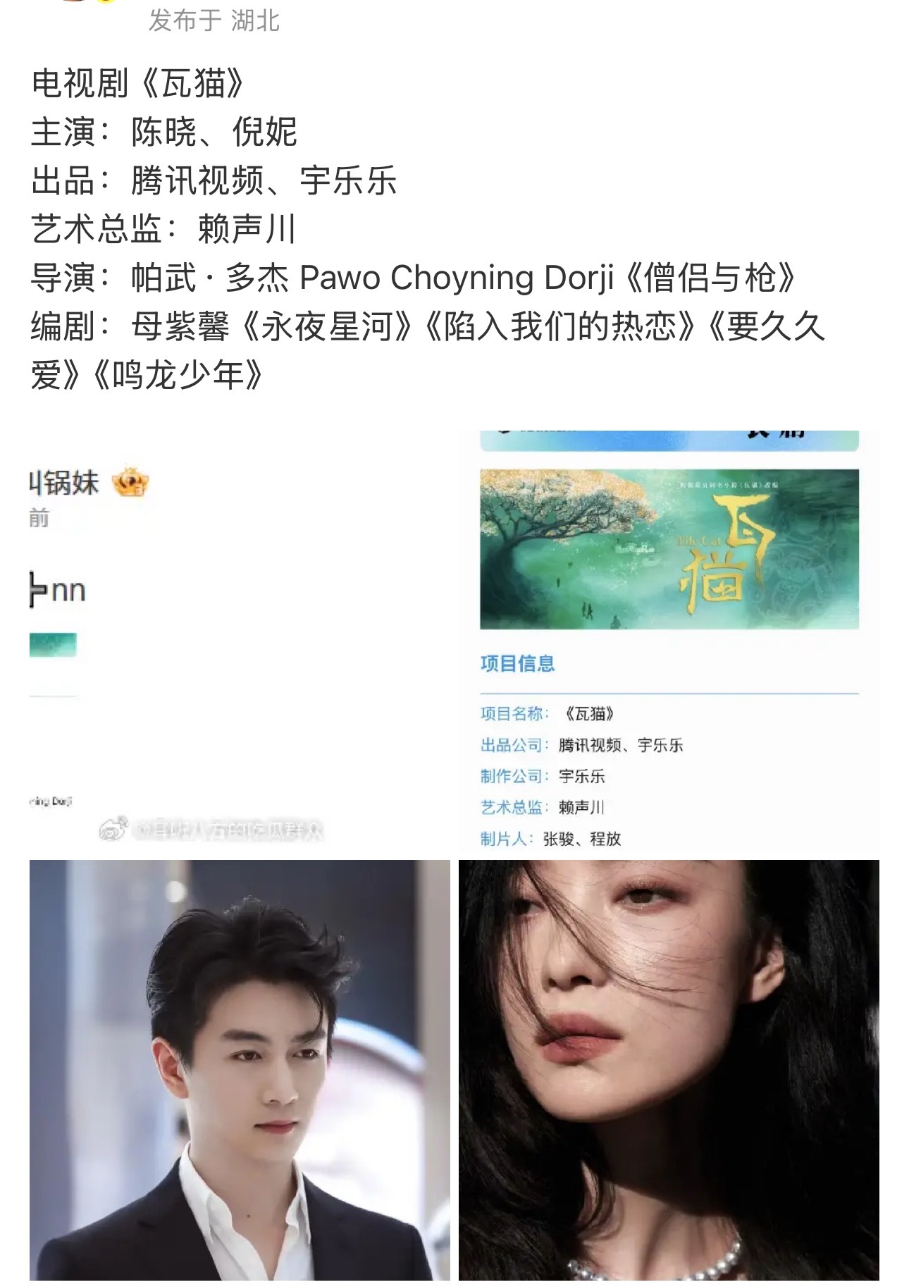 瓦猫这个班底 ，奥斯卡提名的外国导演 ，导演中国的非遗电视剧，违和感满满的搭配。