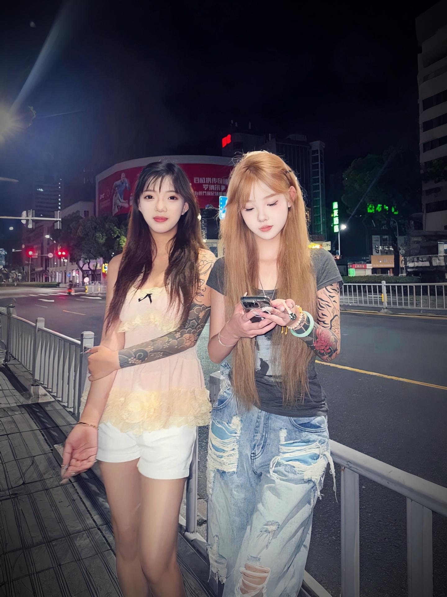 我也有个花臂梦 奈何家父略懂拳脚.