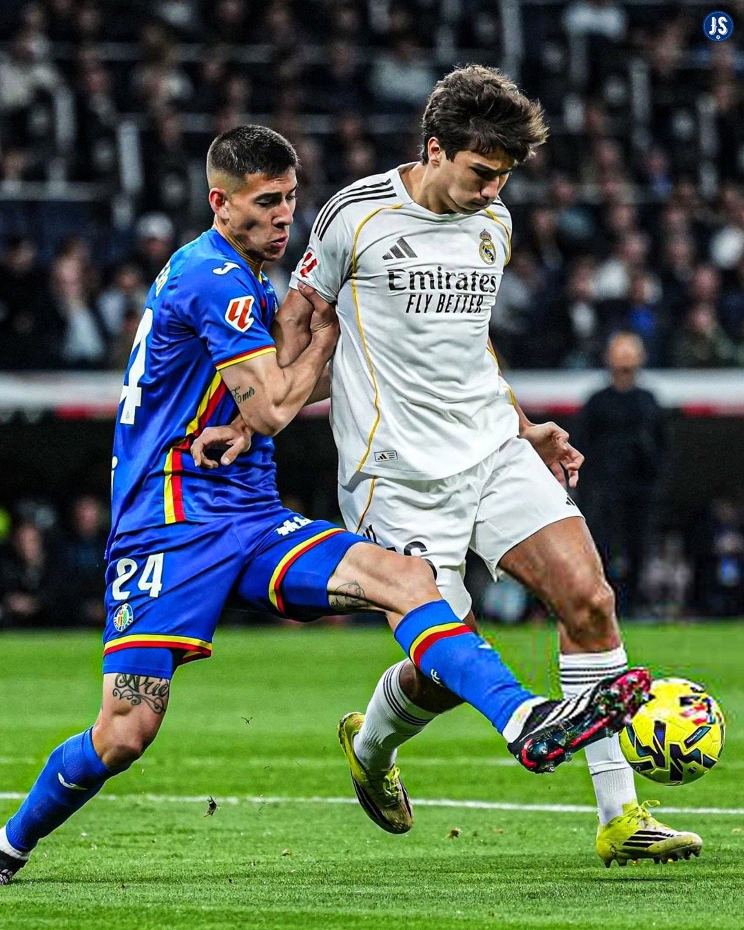 皇马0比1赫塔费 效力于赫塔费的阿根廷后卫扎伊德·罗梅罗表现出色 ：◉ 上场97