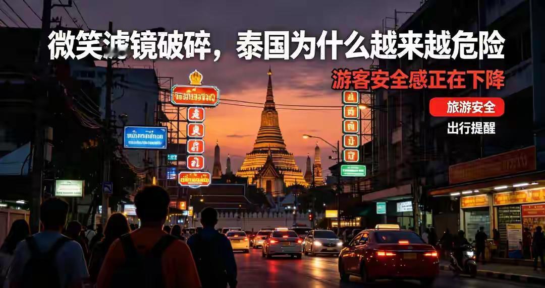 泰国标志性的微笑旅游标签彻底褪去光环，越来越多出境游客心生忌惮，曾经备受追捧的度