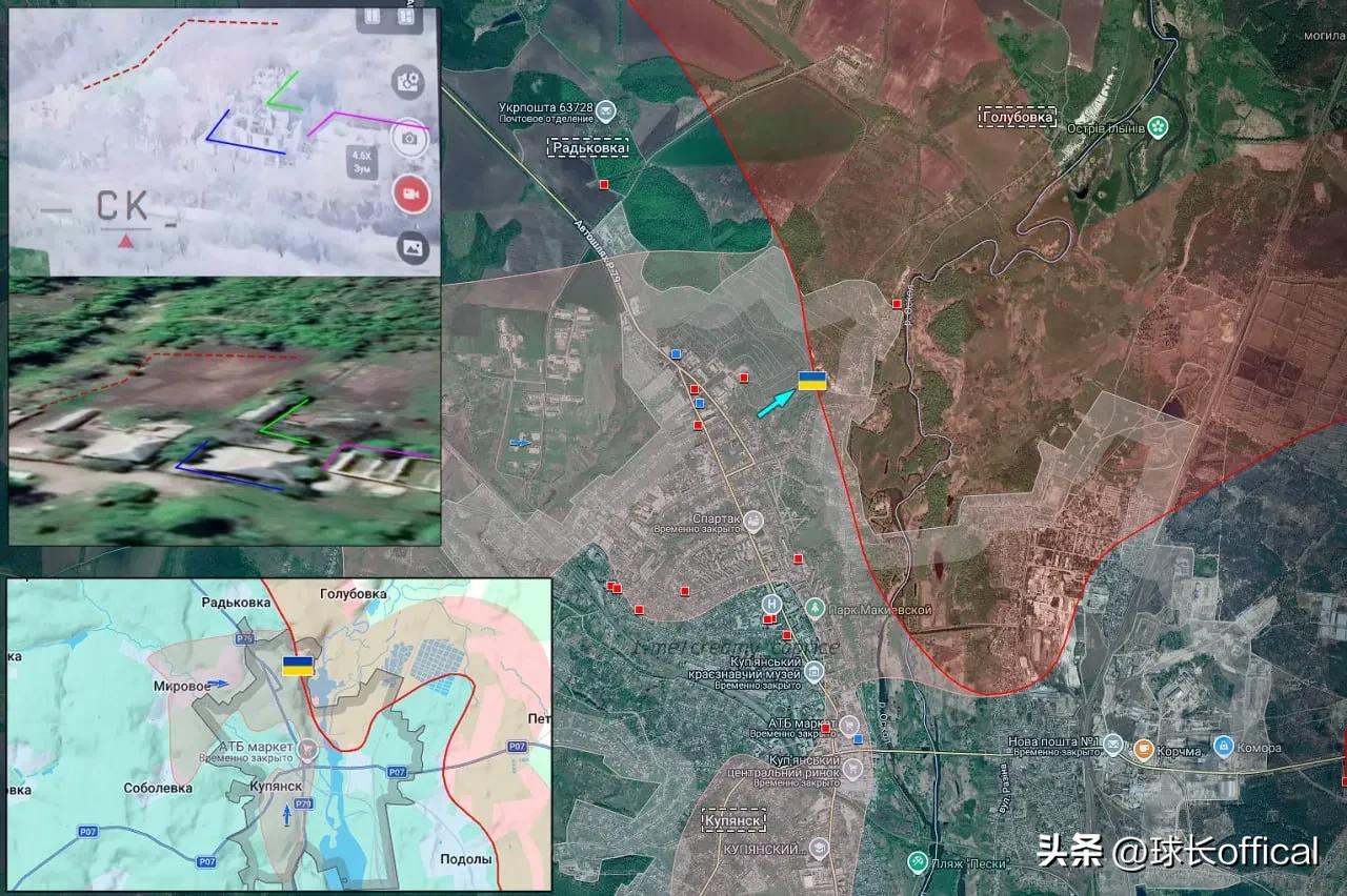 更新库普扬斯克乌军的地理定位
04.04.26 库皮扬斯克
库皮扬斯克的阵地战。