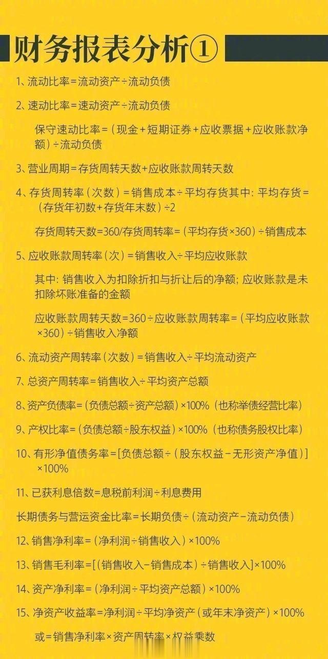 84条黄金公式，轻松搞定财务管理！ ​​​​