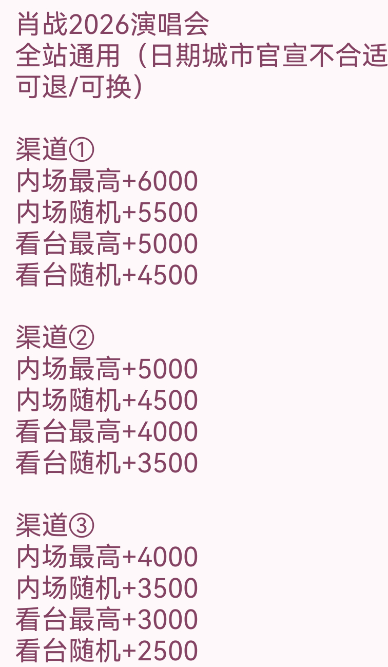 肖战 演唱会 隐隐约约有听说了 肖战 欧莱雅 肖战演唱会已相信莫辜负
