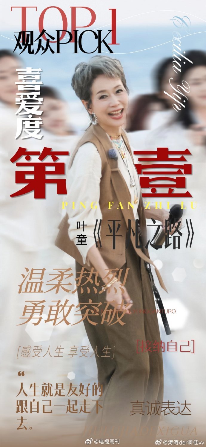 叶童[超话]叶童一公排名乘风2025恭喜叶童在浪姐一公个喜中斩获佳绩，她的舞台表