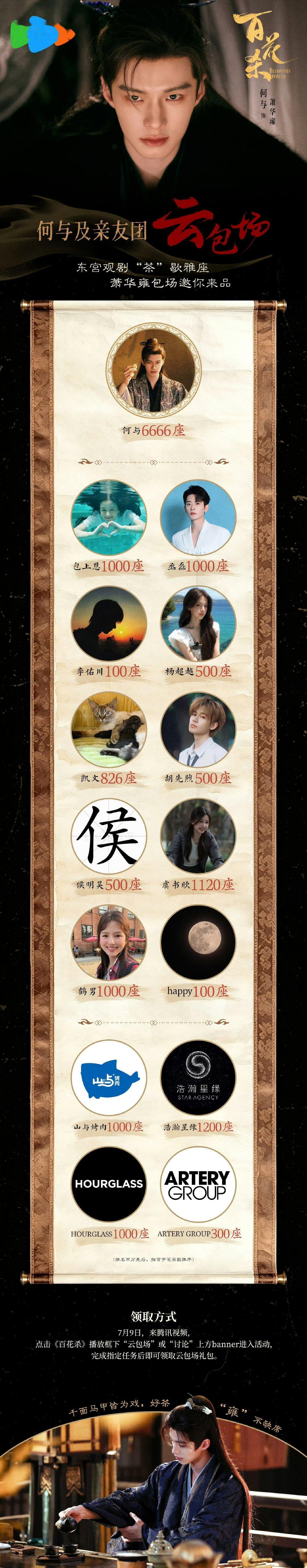 侯明昊包场何与百花杀侯明昊包场何与新剧 友谊长存呀，期待两位新剧～ 