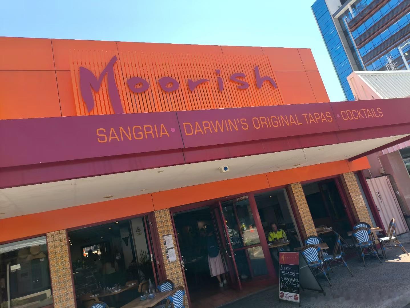 澳大利亚北领地达尔文市，美食之旅Gourmet Tour第二站, Moorish