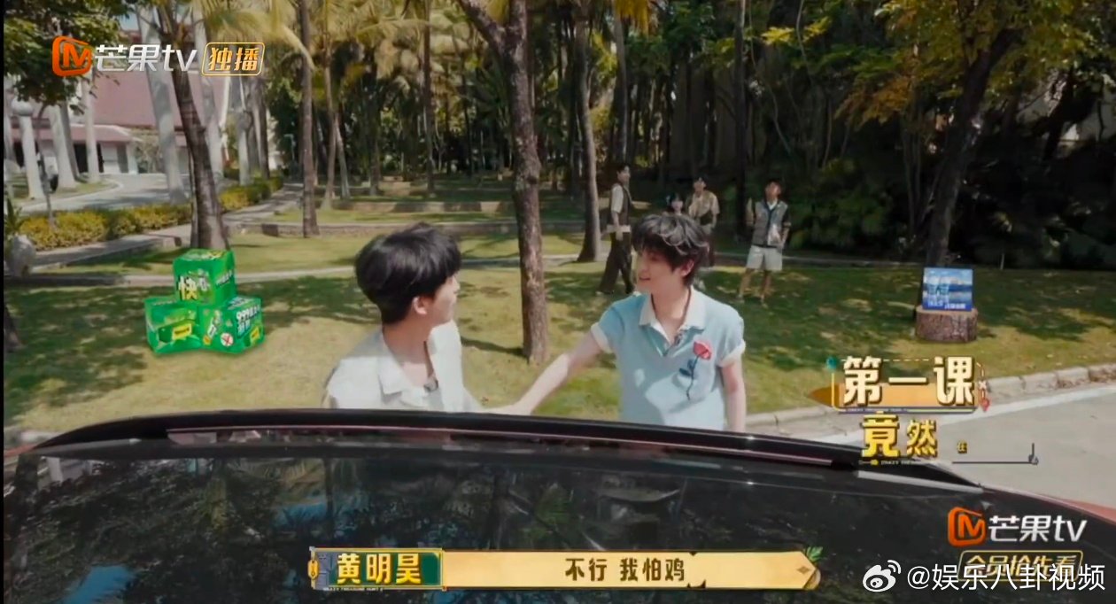黄明昊会被杨迪的侧脸吓到吗忙忙碌碌寻宝藏 忙忙碌碌寻宝藏道具环节笑点满满，黄明昊