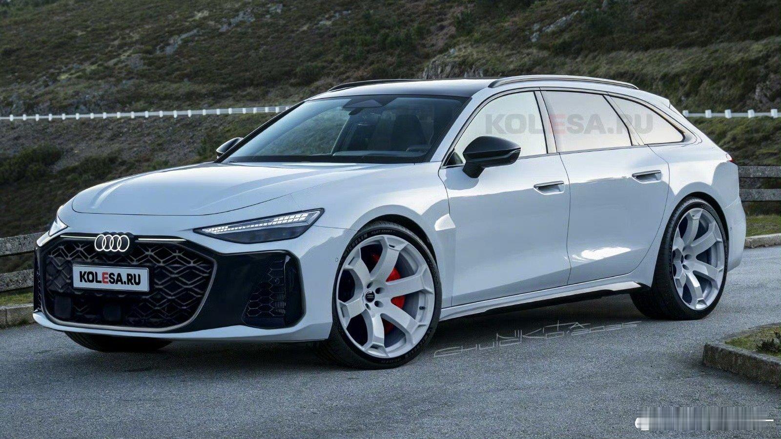 汽车[超话]  全新RS 6 Avant渲染图，或将采用插电混动方式，如果是真的