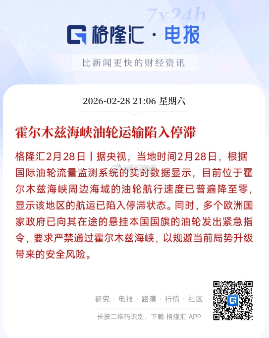 果然，霍尔木兹海峡还是出现了停滞的状态，俄罗斯笑开了花最新消息，霍尔木兹海峡油轮