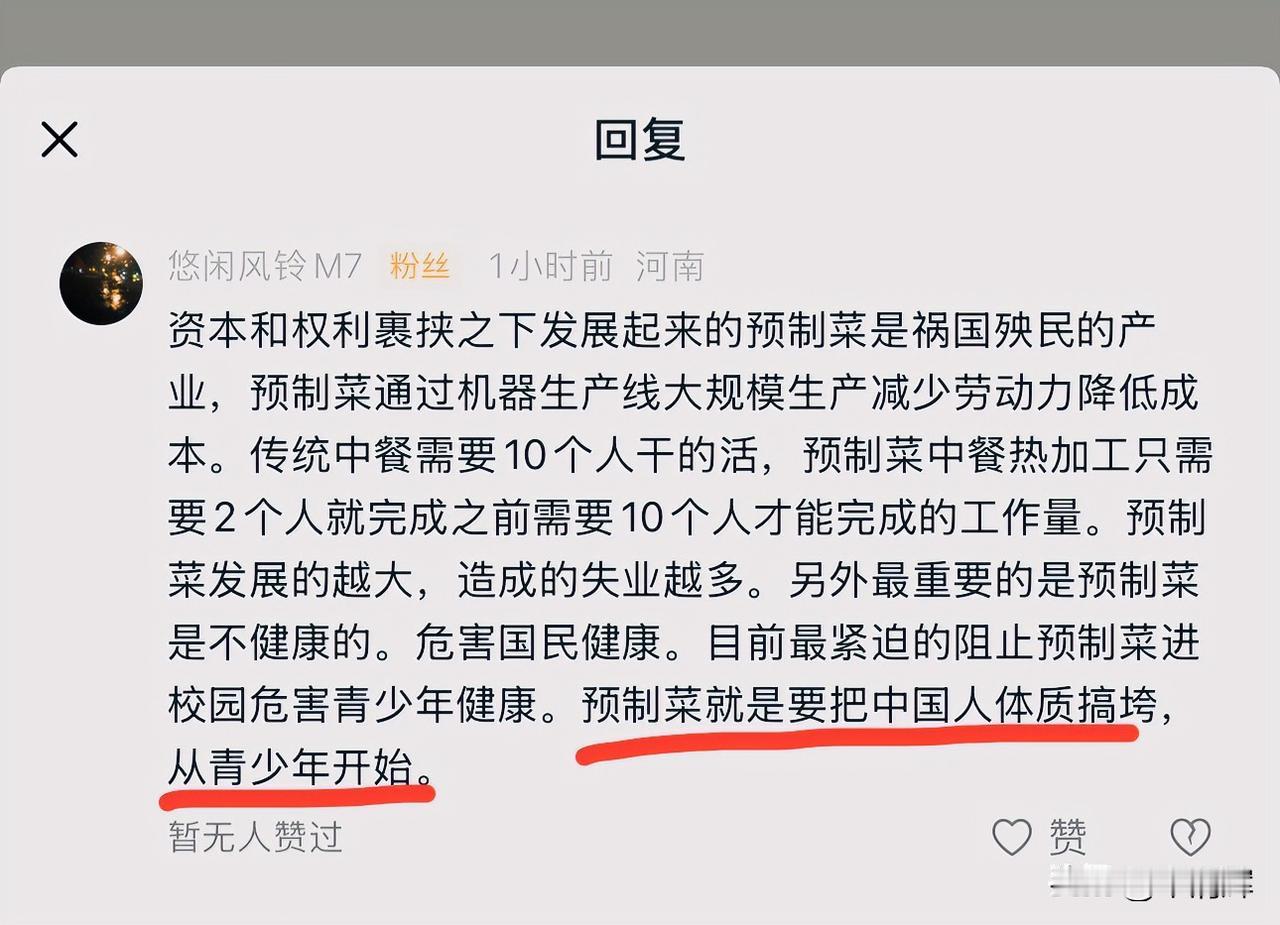 清辉的信（241）：“资本和权利裹挟之下发展起来的预制菜是祸国殃民的产业，预制菜