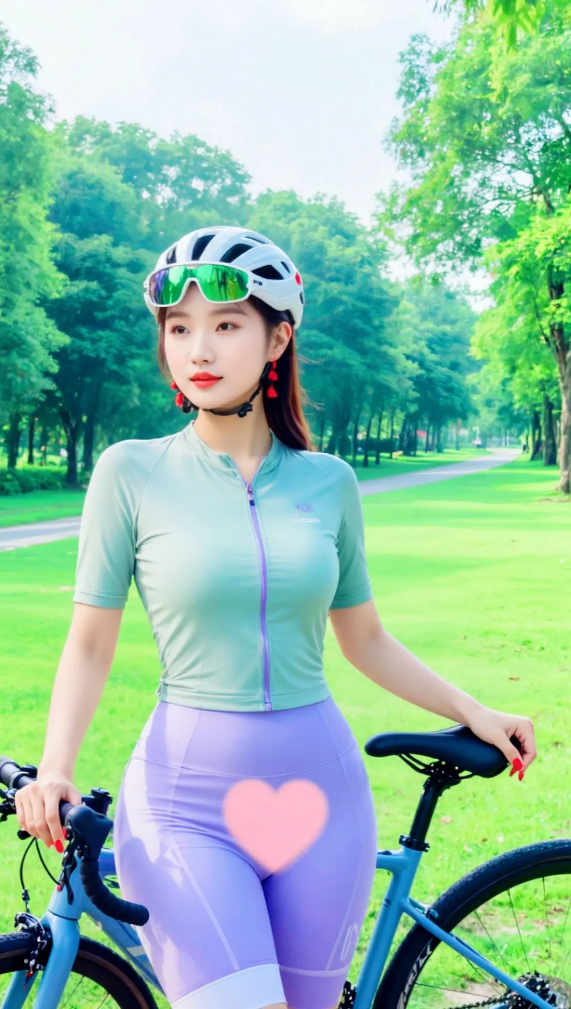 AI骑行随拍 AI骑行随拍 ai创作 健身穿搭 穿出你的时尚你的感觉