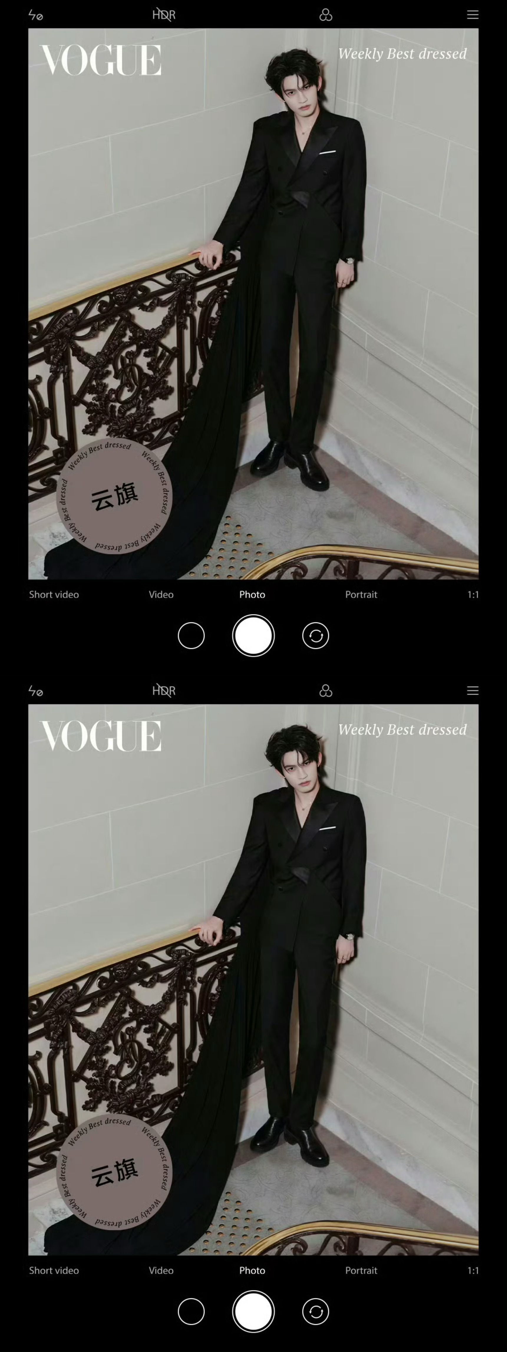 云旗上榜vogue一周最佳穿搭云旗上榜vogue一周最佳穿搭，作为模特全球首穿2