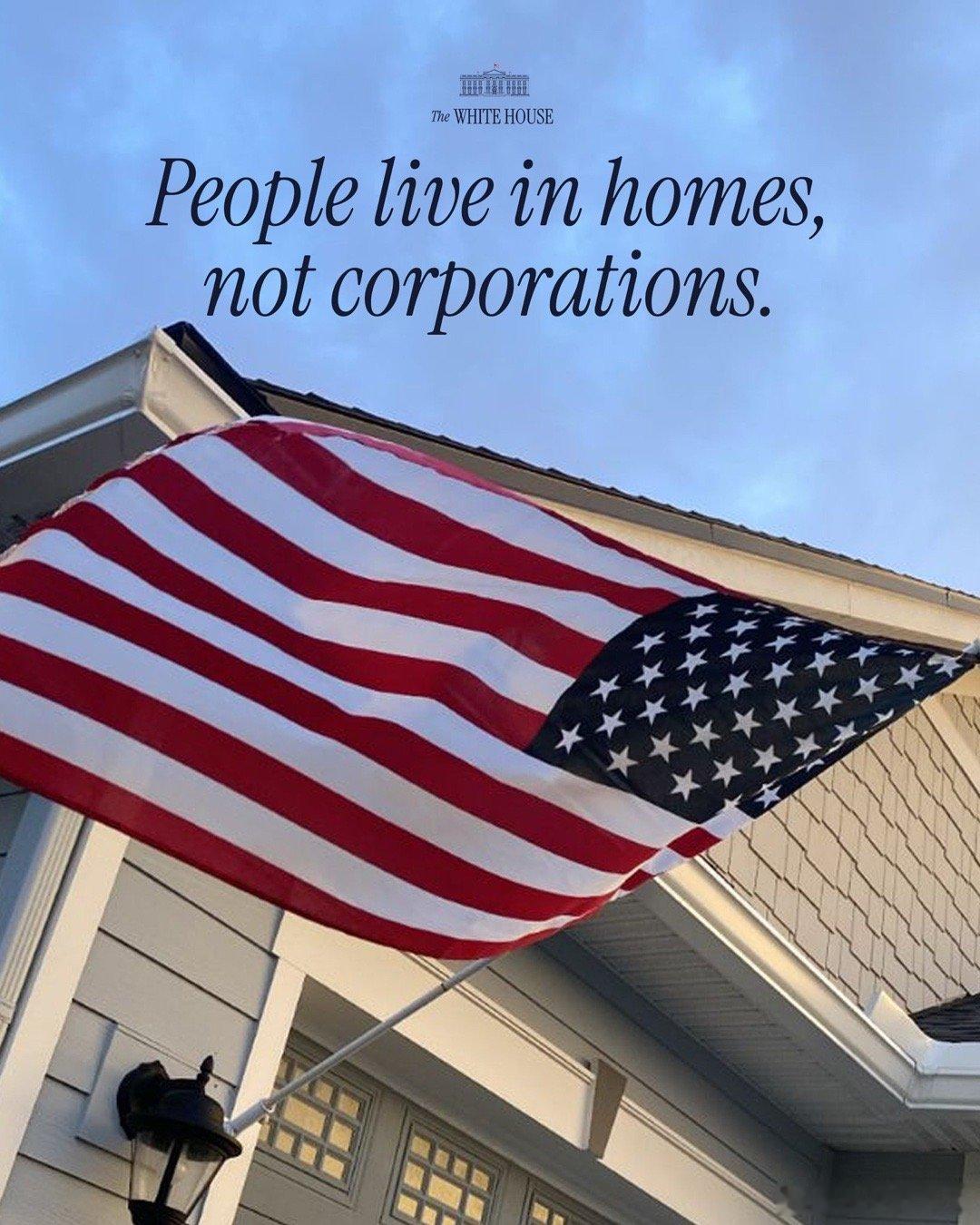 ‼️白宫最新：“美国梦围绕着拥有房屋而展开。我们还有很多事情要做，但多亏了特朗普