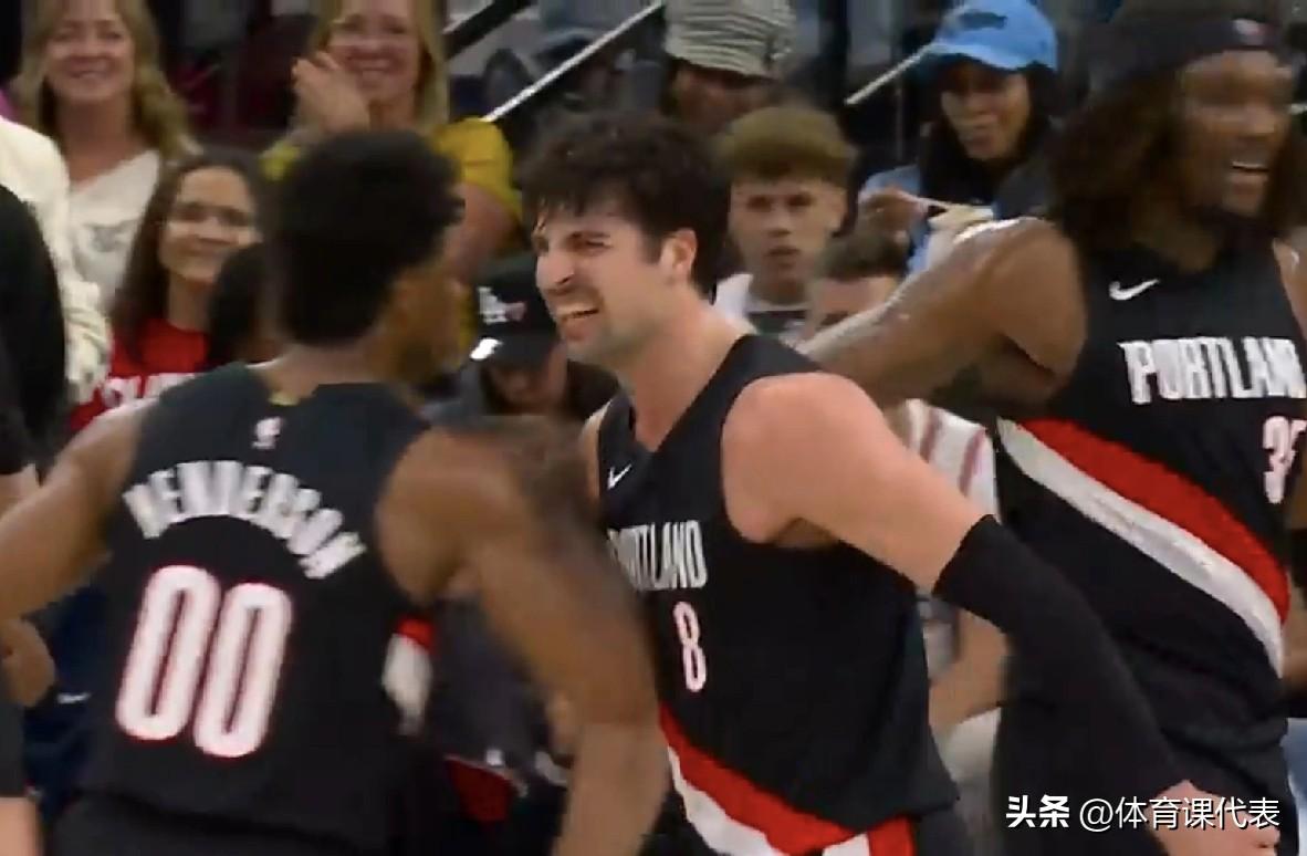 关键卡位战，开拓者客场领先快船16分，杨瀚森上半场未获得出场时间！北京时间202