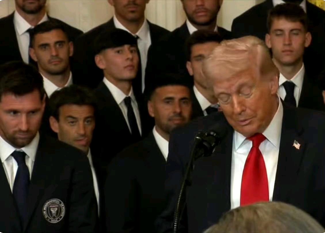 同样被川普接见，绝代双骄差别有多大……梅西全程一言不发，骡子则直吹川普是和平使者