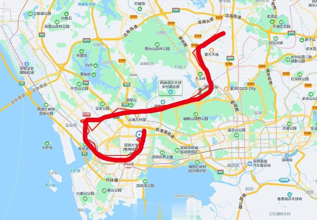 在深圳跑了一个“6”来找我感动哭了[泪][泪][泪]  ​​​