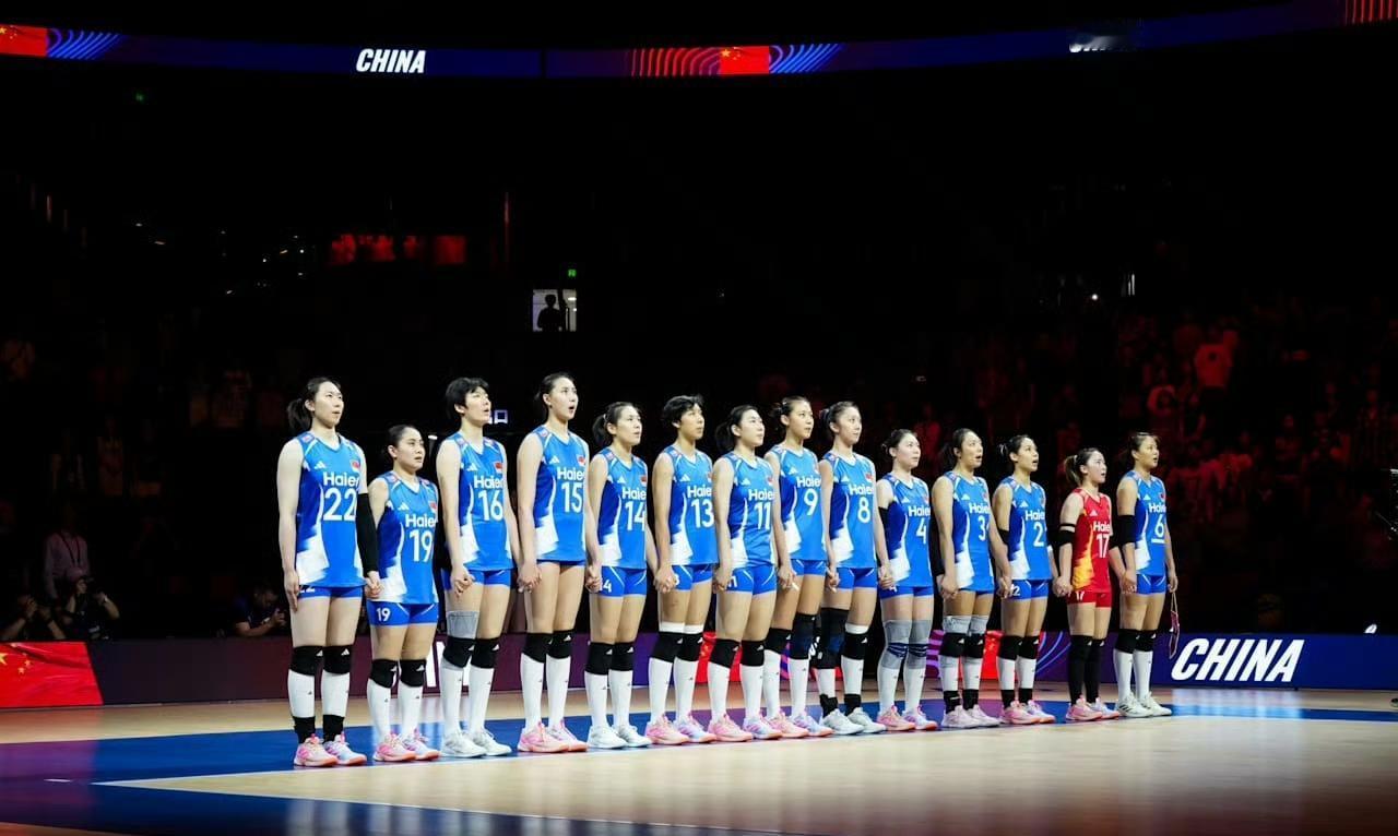 中国女排三胜一负结束南京站比赛!
6月7日，中国女排在2026VNL南京站第四场