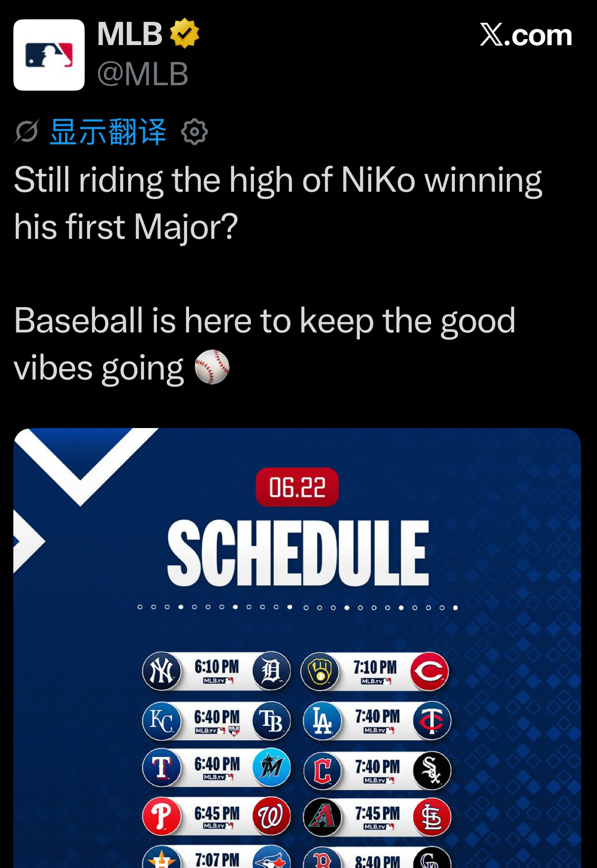 我甚至点开了原文来确认mlb你确实说了niko对吧？ 