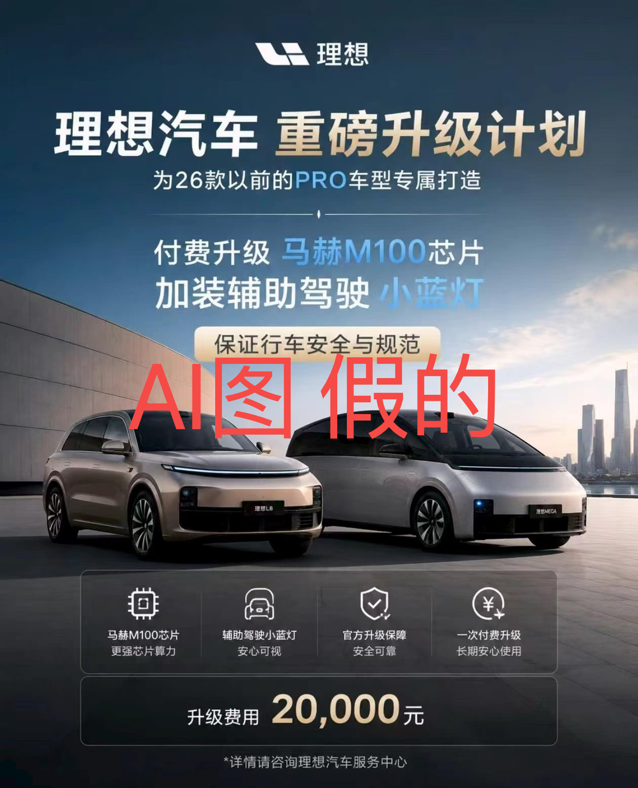 假的 