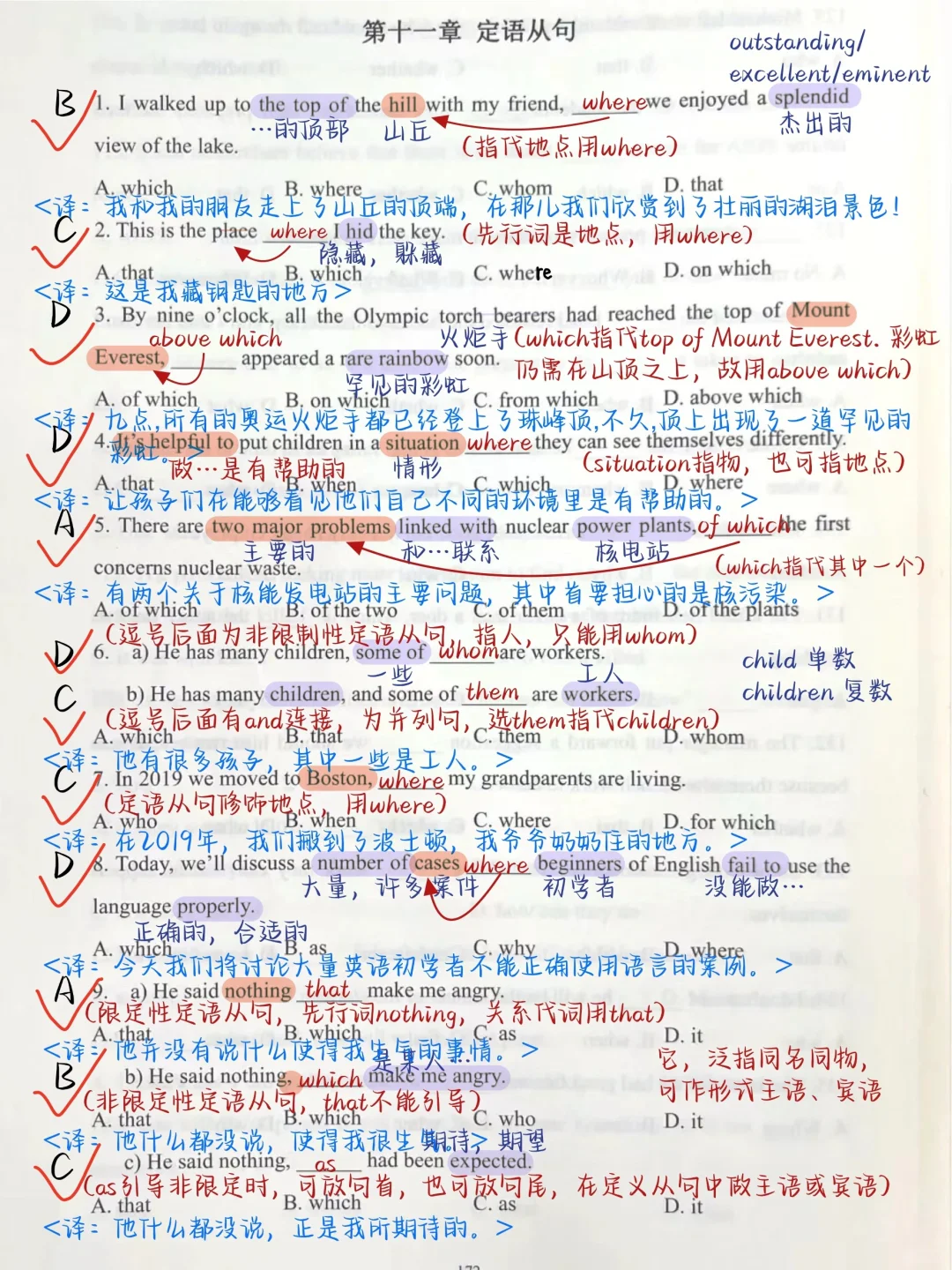 定语从句！你是我的神！一篇吃透语法！我悟了