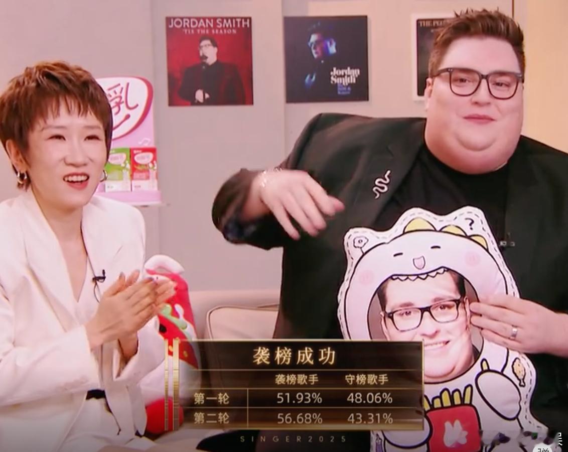 乔丹第二轮袭榜成功 恭喜！ ​​​陈楚生守榜失败 ​​​