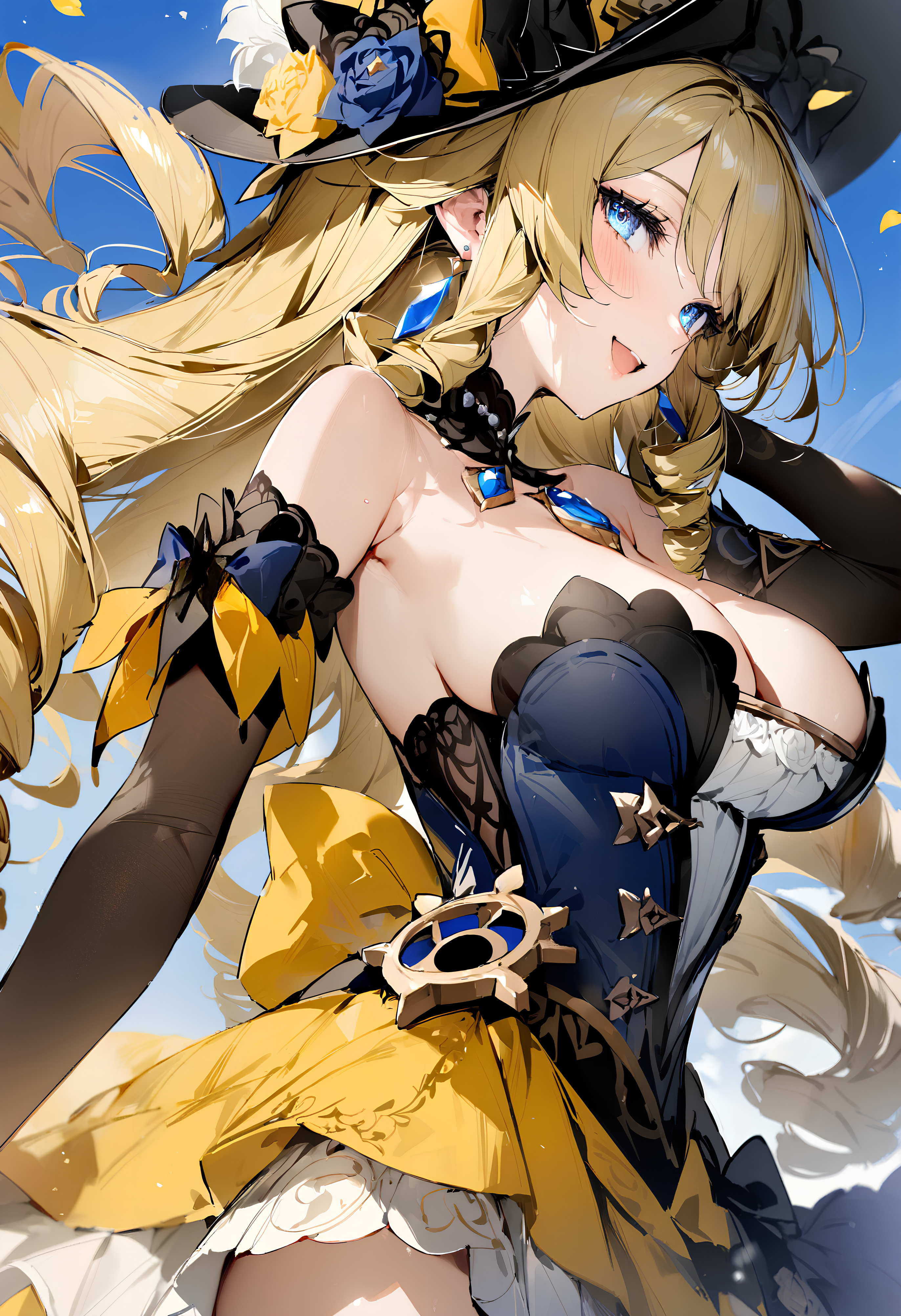 飞翔的黄玫瑰cr:画师 aruma_ai#原神##原神5.0版本##超话创作官#