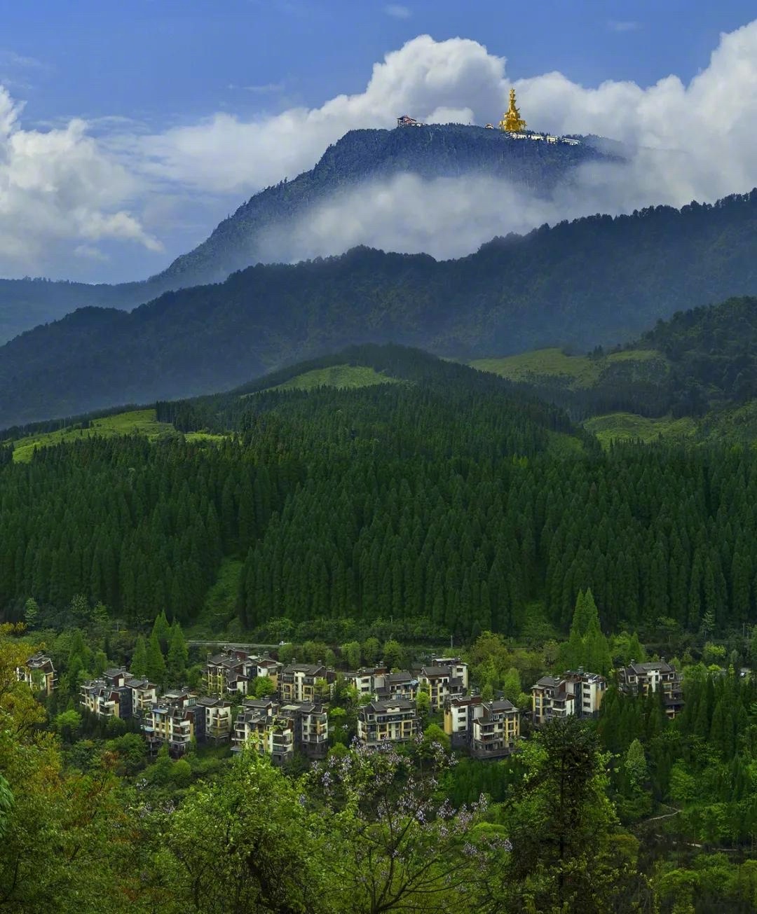 十年前的今天，事业和生活都堕入深渊，逃离了北京……天地恩宠，在峨眉山一住就是九年