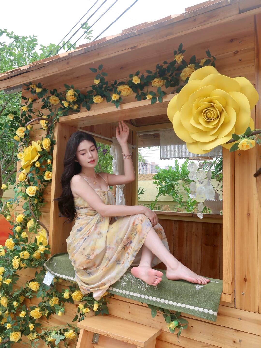 藏在市井里的浪漫花墙