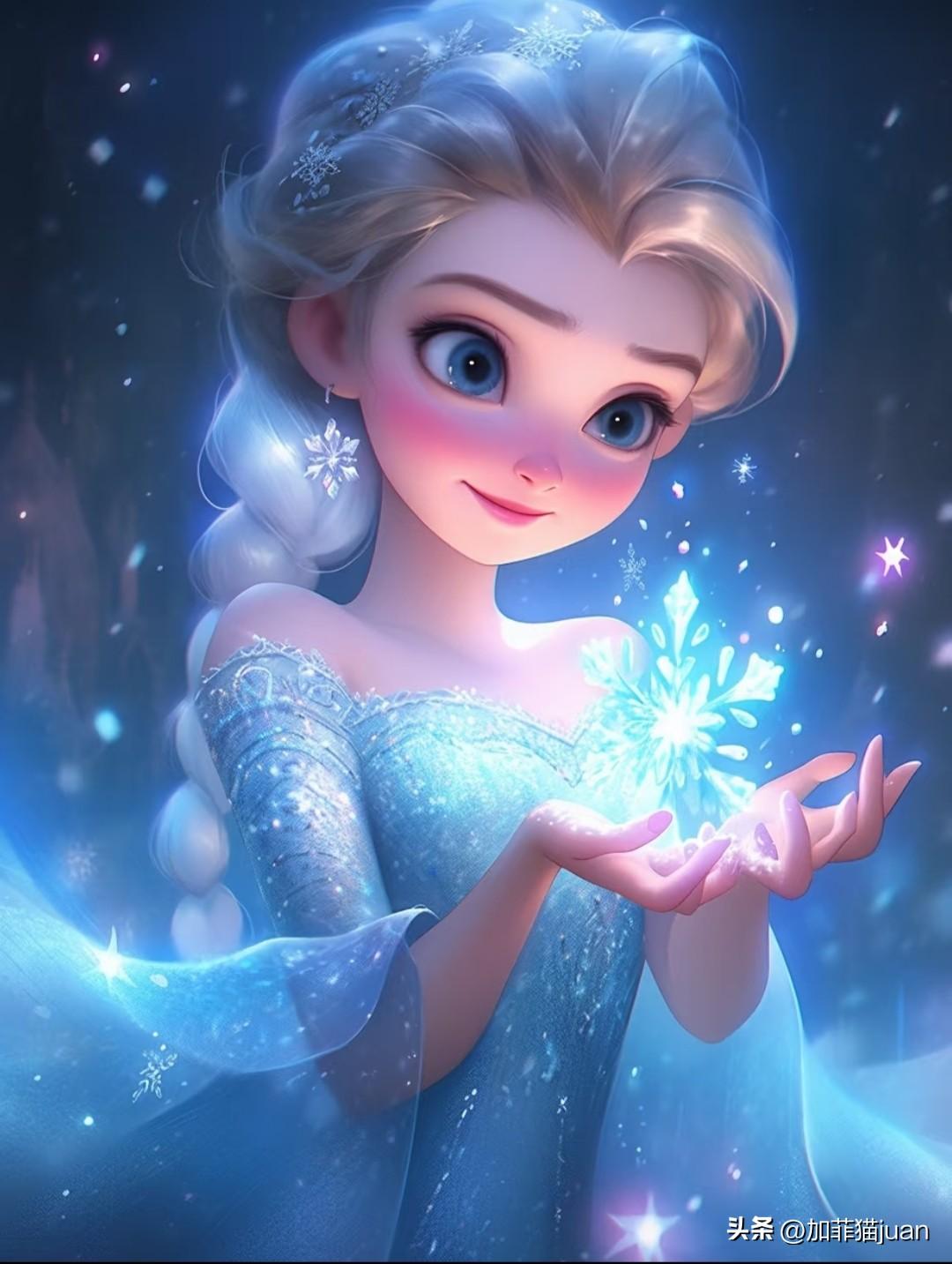 今天一早起来，
小朋友就叫着要穿爱莎公主裙，
考虑到活动不方便，
上厕所麻烦等问