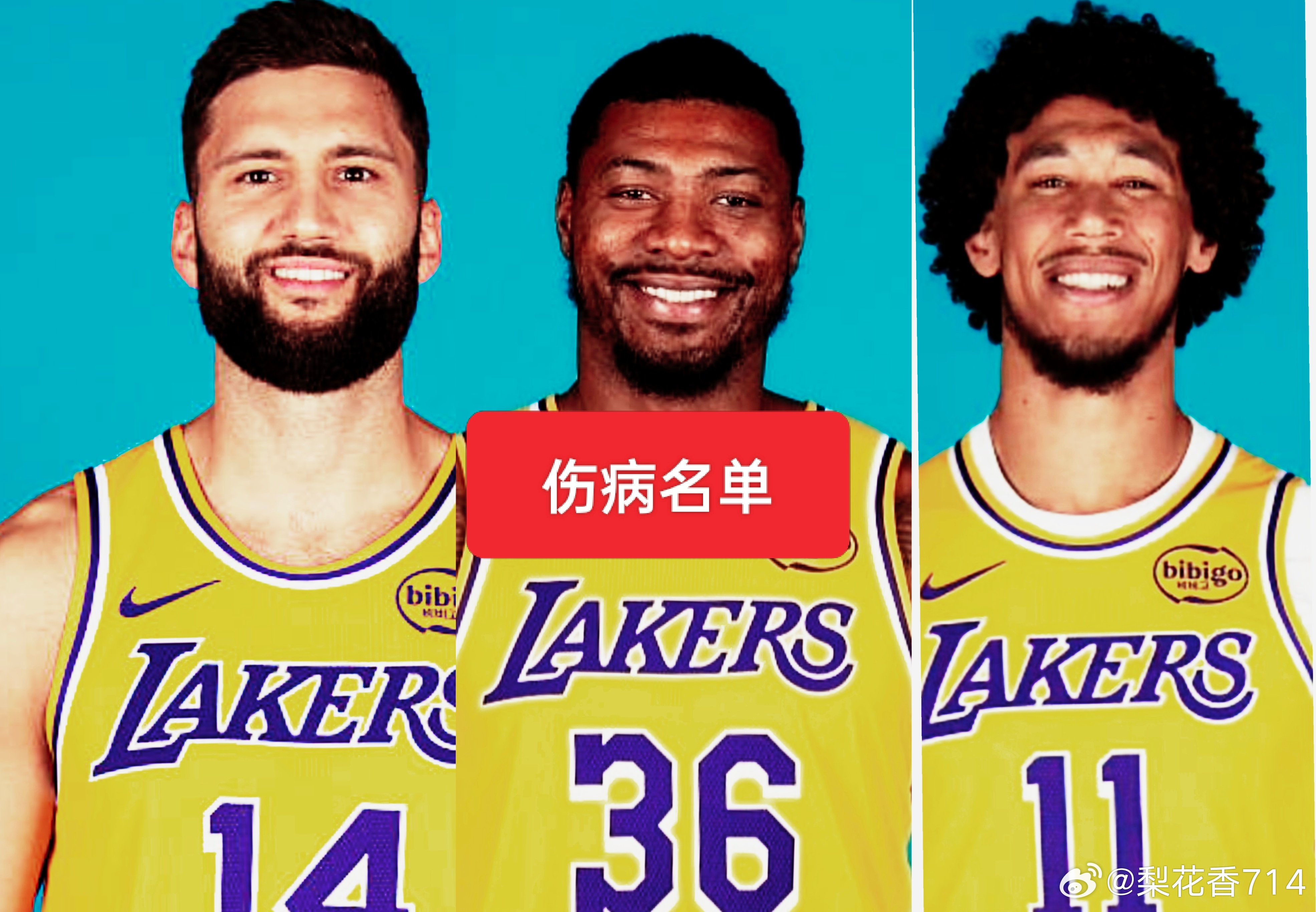 湖人掘金明日伤病名单来了！掘金这边——穆雷（左脚踝扭伤）、戈登（右腿筋伤病管理）