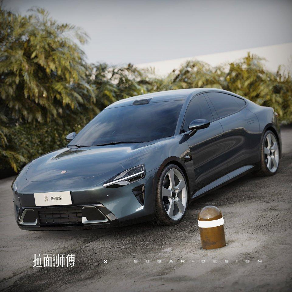 来吧，又来一波小米汽车非官方渲染图，给米粉们解解馋。数模造型还是很早前我根据谍照
