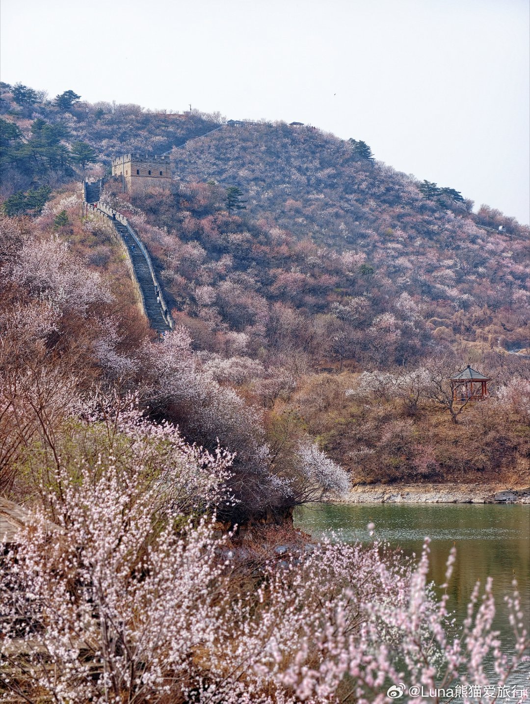 我的清明游记交换城市春光 春天就该上春山！黄花城水长城环湖徒步+爬长城 4小时路