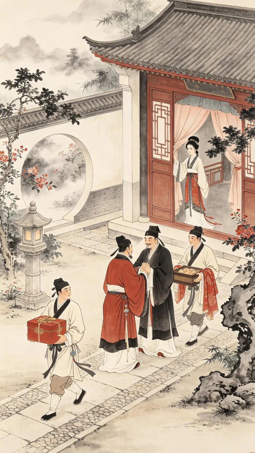 西门庆与花子虚虽然结义，又是邻居，却并不常来。但是，女人是一切的变数，不仅她善变