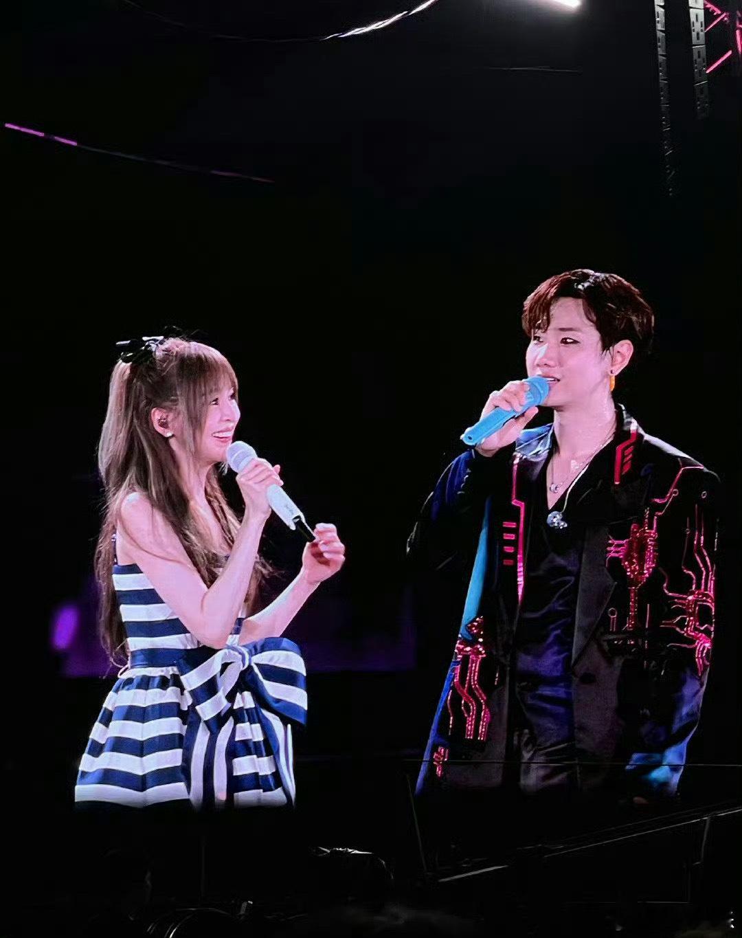 #汪苏泷王心凌合唱大眠#东北硬汉和台北甜妹合唱的舞台真的是太绝了，会唱就要多唱一