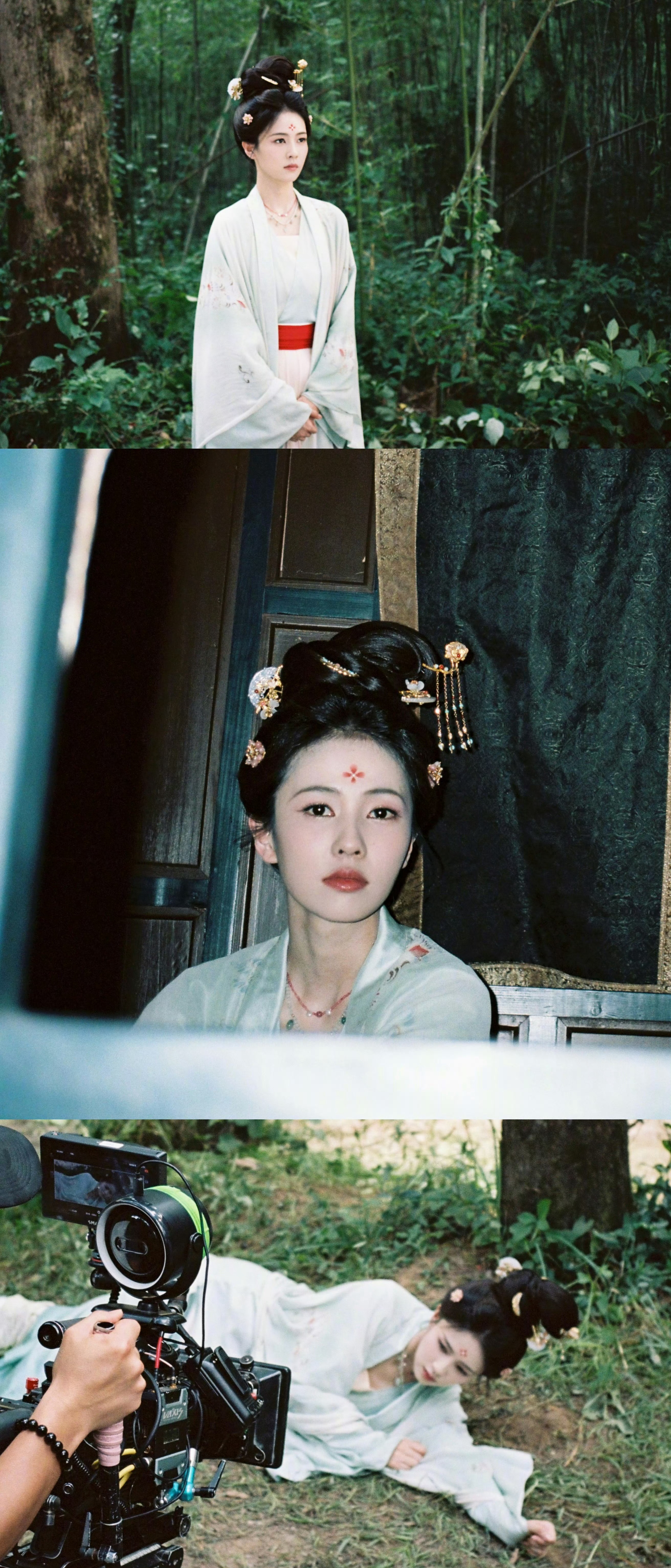 莫离  🩵白鹿莫离 🩵白鹿叶璃 ﻿ “月亮难渡星星，你的光似神明，足矣渡我”