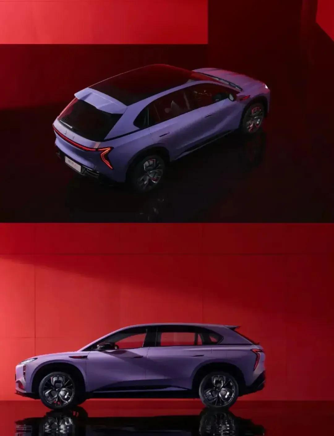 重磅登陆广州车展的红旗天工08，新车定位中大型豪华纯电SUV，基于天工纯电平台打