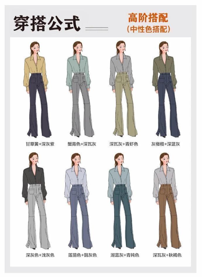 色彩穿搭指南 | 不同颜色的服装到底怎么搭配？  