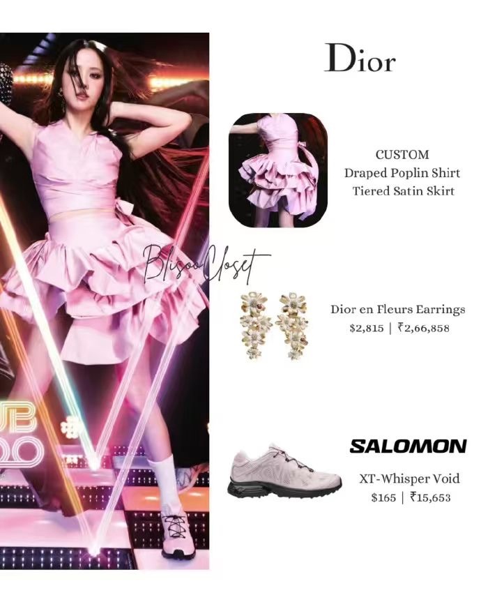 萨门迎来金掌门金智秀萨门混搭风JISOO解锁新身份金智秀正式成为萨洛蒙全球代言人