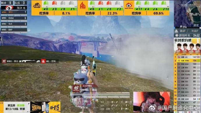PEL春季赛第五周冠军之夜WBG大分吃鸡 苏州KSG牛啊！在2026PEL春季赛