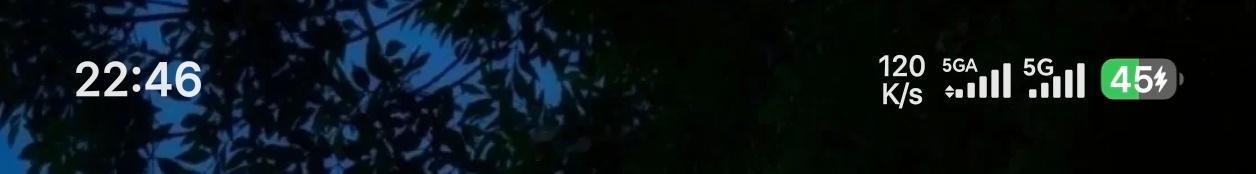 来兰州我也是看到5GA的这个网络显示了。 