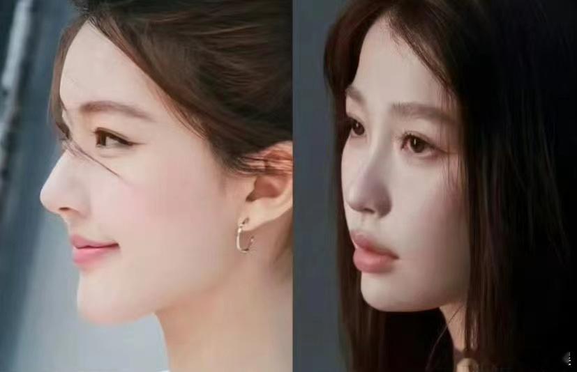 现在来看是不是虞书欣的侧脸明显不如赵露思？ ​​​