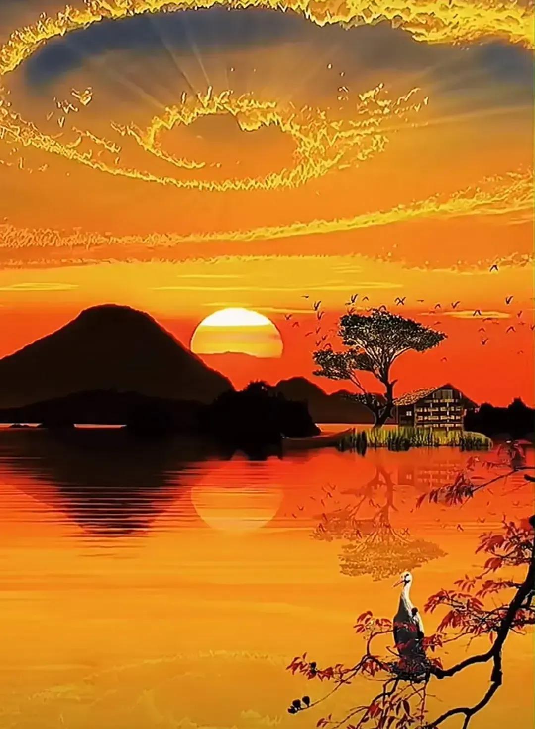 每天的日出日落，都是值得期待的美丽奇迹！

朋友们，你有没有发现，其实每天的日出