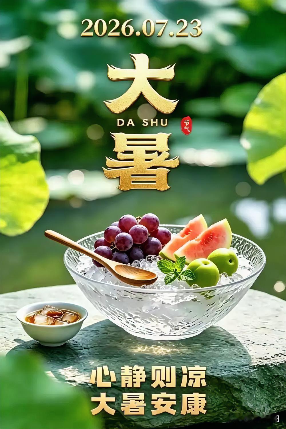 大暑到了，吃些水果降降温吧。