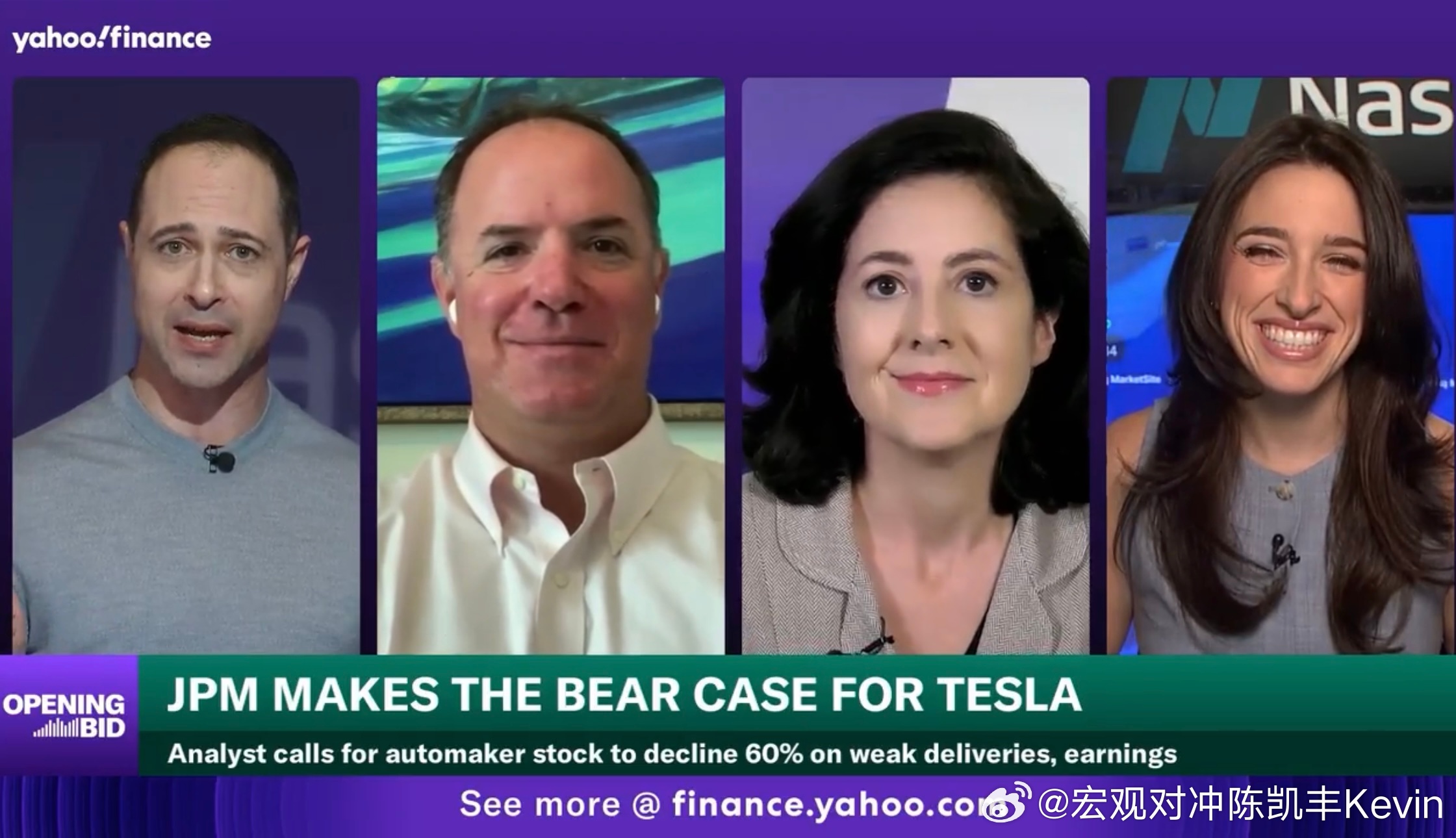 小摩的股票分析师不是蠢就是坏，今天“野蛮看空”特斯拉，发了个研报说特斯拉股价要跌