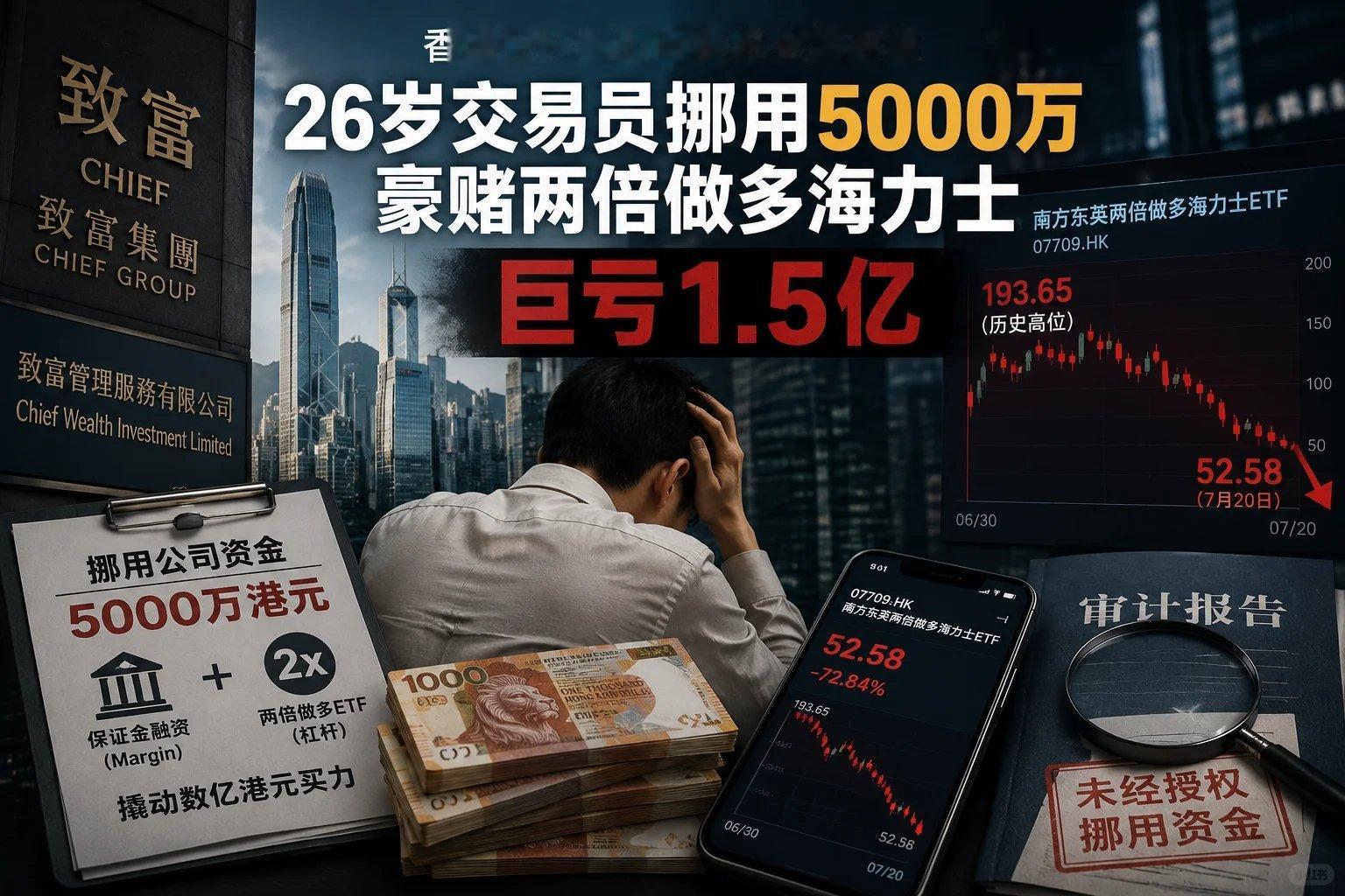 香港交易员挪用5千万豪赌海力士香港中环金融区爆出一宗巨额资金挪用案。一名26岁交