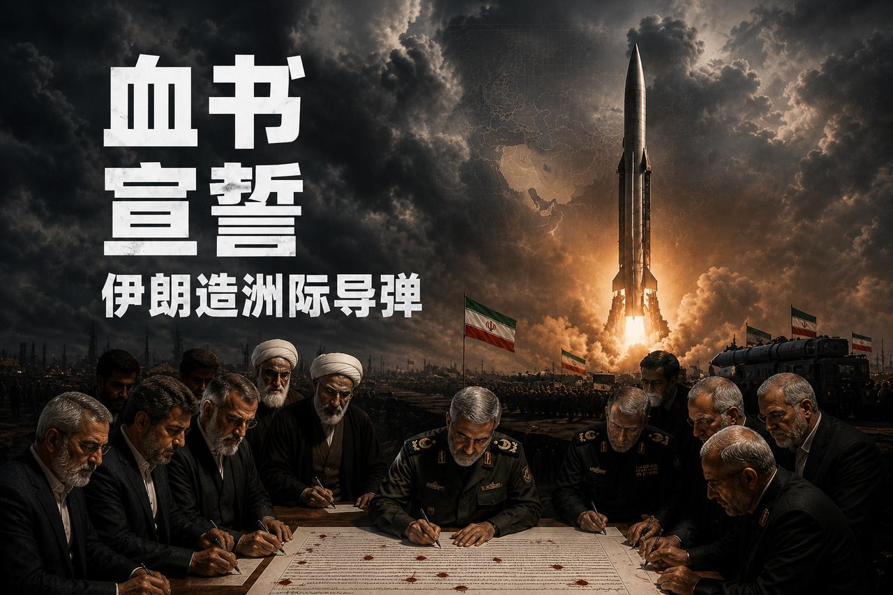伊朗这回是真急眼了！85位高官一起写了血书，说要造出能把美国给炸了的洲际导弹！但