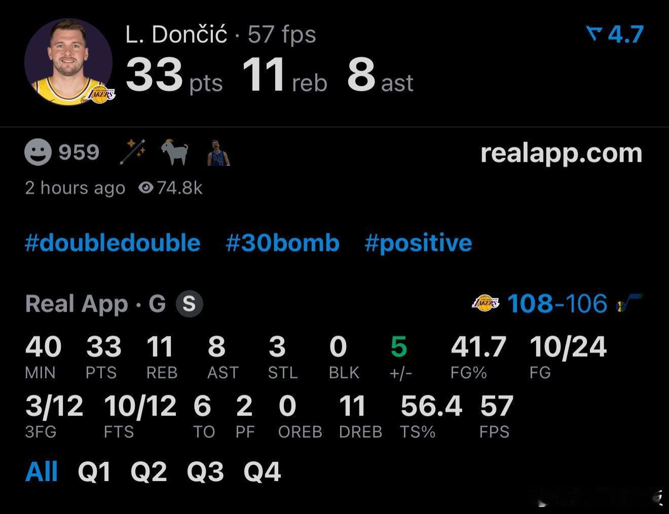 东契奇-我的评分：这把太浪了！